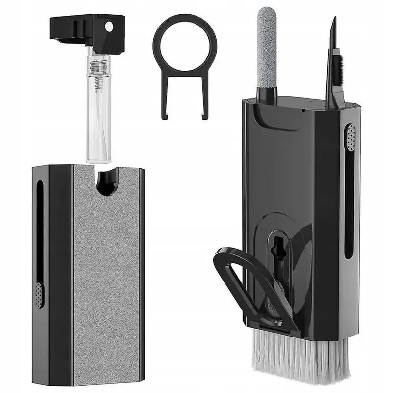 Kit de nettoyage de clavier 8 en 1, brosse de nettoyage pour écouteurs pour AirPods, ordinateur, tablette, ordinateur portable, écran de télévision, téléphone portable, outils de nettoyage