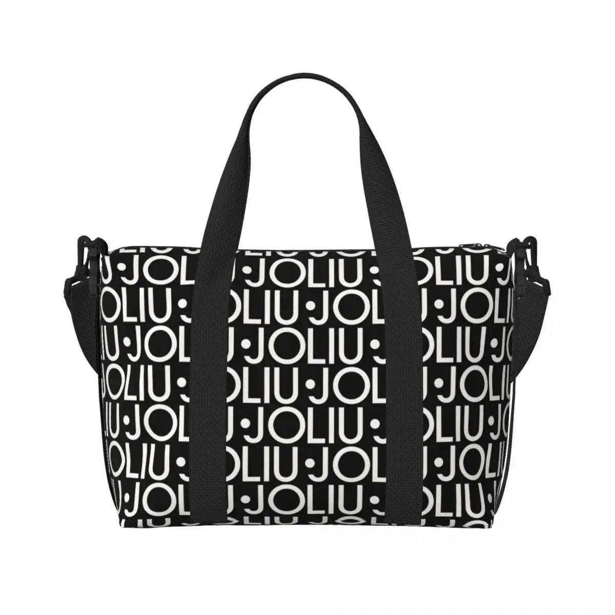 Custom Fashion Brand Liu Jo Groceries Tote Shopping Bags Women Big Capacity Gym Beach Travel Bags