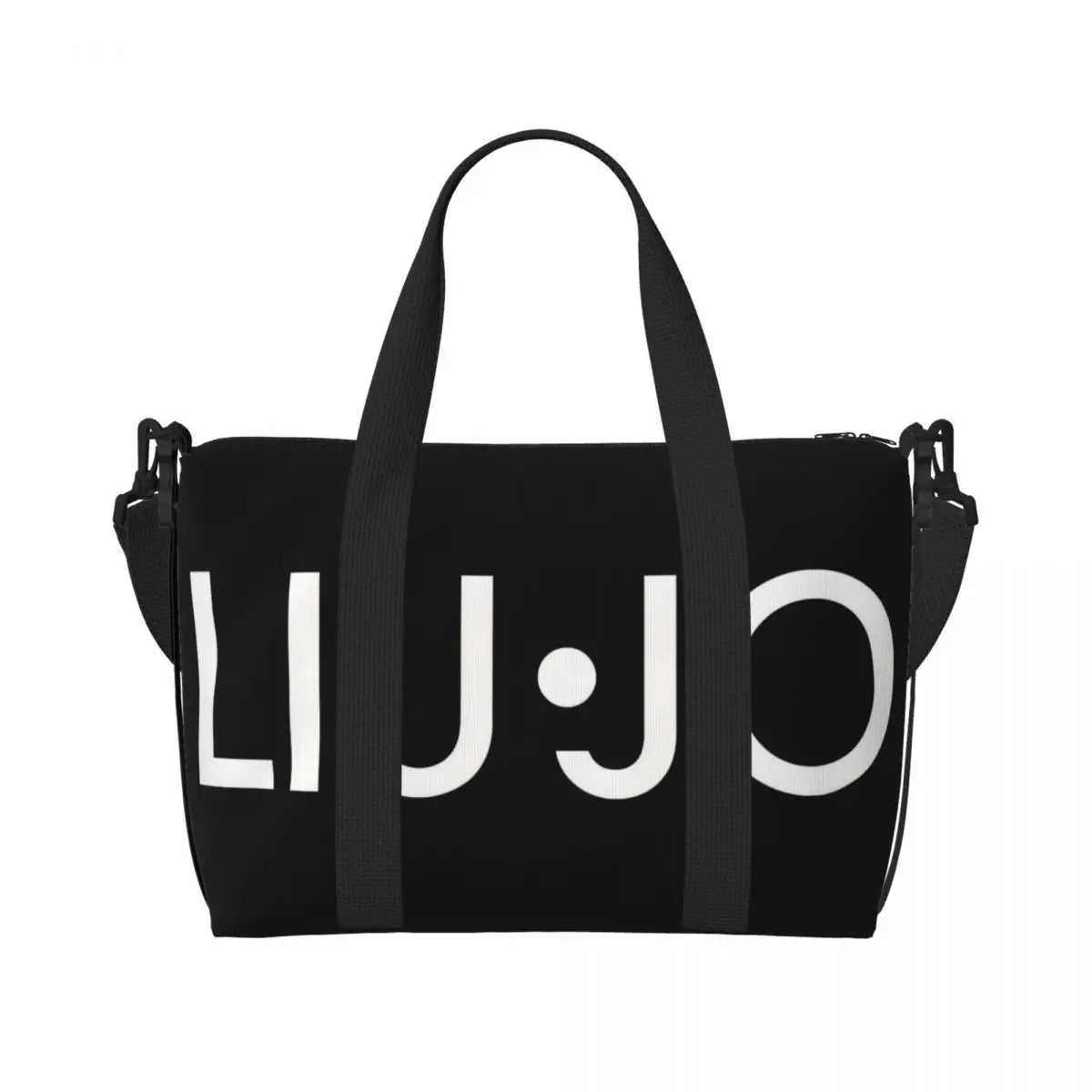 Custom Fashion Brand Liu Jo Groceries Tote Shopping Bags Women Big Capacity Gym Beach Travel Bags