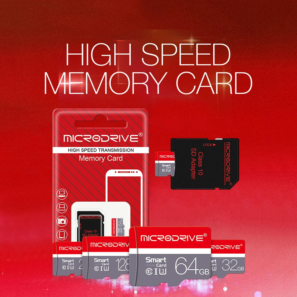 Memory Card 32GB 64GB 128GB 256GB U3 SDXC/SDHC Mini sd card class 10 TF Flash Mini sd card for smartphone/camera