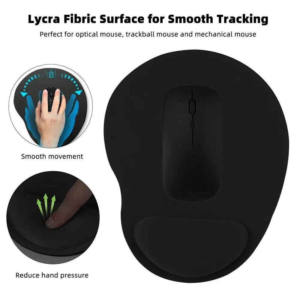 Ergonomic Wrist Rest Mouse Pad Comfortable Wrist Support Non Slip Mice Mat Soft Mousepad For PC Laptop Computer