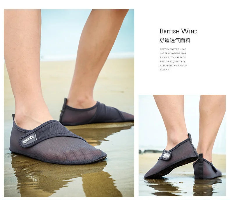 Beach Water Shoes Quick-Drying Swimming Aqua Shoes Seaside Slippers Surf Upstream Light Sports Unisex Flats Water Sneakers