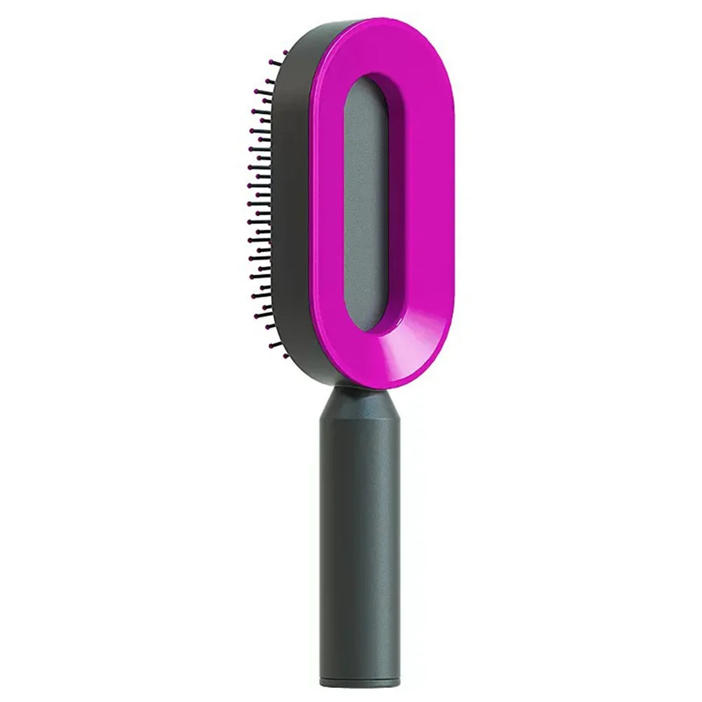 Peignes de massage Airbag Brosse à cheveux autonettoyante Anti-statique Humide Sec Bouclés Démêlant Brosse à cheveux Femmes Coiffure Outil de coiffure