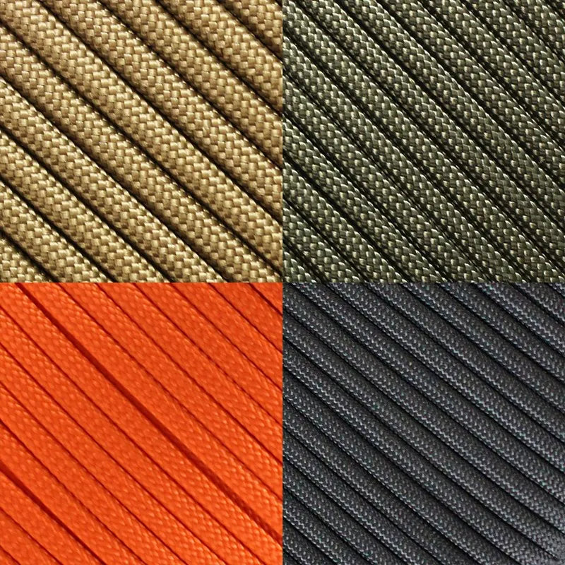 550 Paracord 7 Strand 4mm Military Tactical Parachute Cord Camping Accessories Outdoor Survival DIY Bracelet Rope