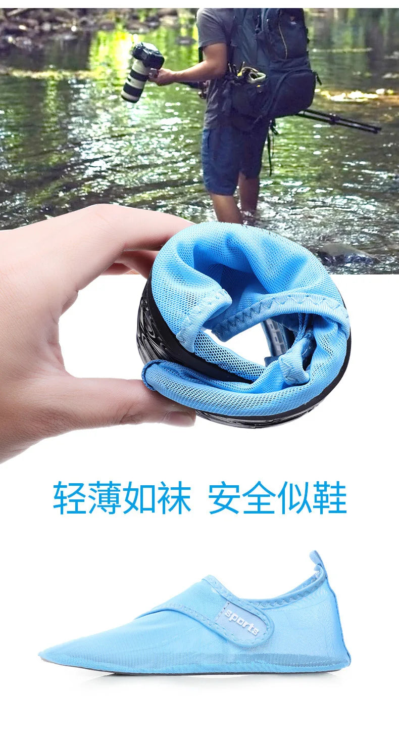 Beach Water Shoes Quick-Drying Swimming Aqua Shoes Seaside Slippers Surf Upstream Light Sports Unisex Flats Water Sneakers