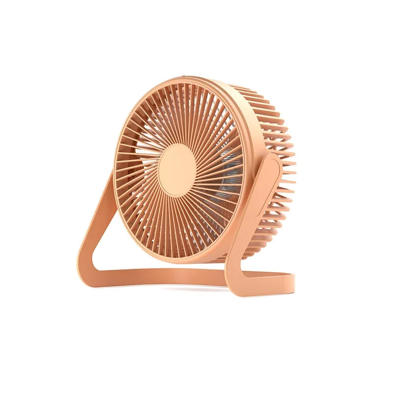 Mini ventilateur d'alimentation USB 5 pouces petit ventilateur de refroidissement de bureau portable refroidisseur super silencieux ventilateur de rotation à 180 degrés pour appareils électroménagers