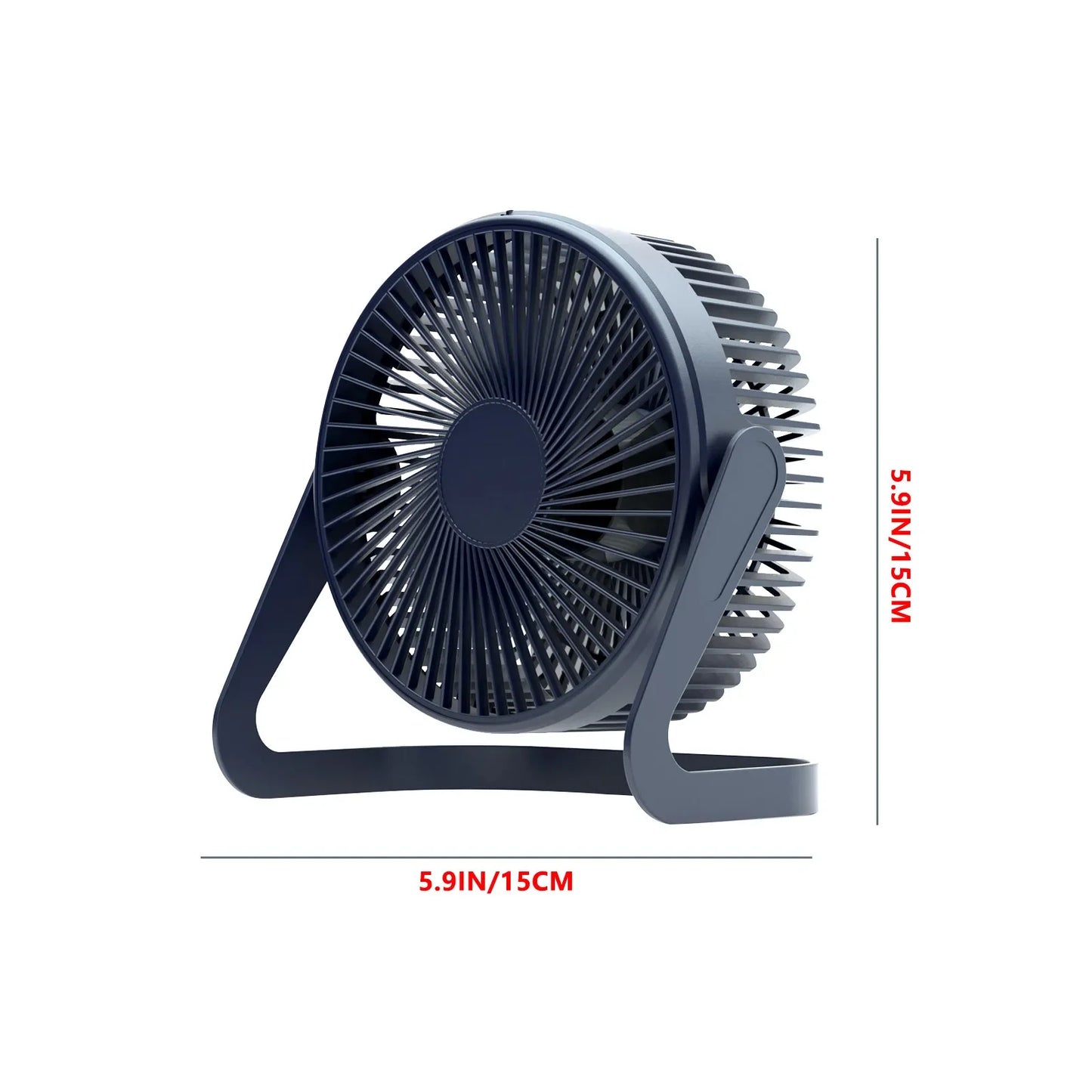 Mini ventilateur d'alimentation USB 5 pouces petit ventilateur de refroidissement de bureau portable refroidisseur super silencieux ventilateur de rotation à 180 degrés pour appareils électroménagers