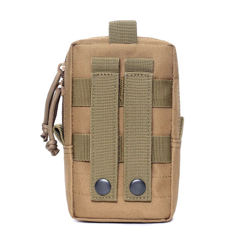 Tactical Mobile Phone Pouch Smart Phone Belt Holster Waist Pack EDC Security Key Chain Bags Hiking Camping Tools Storage