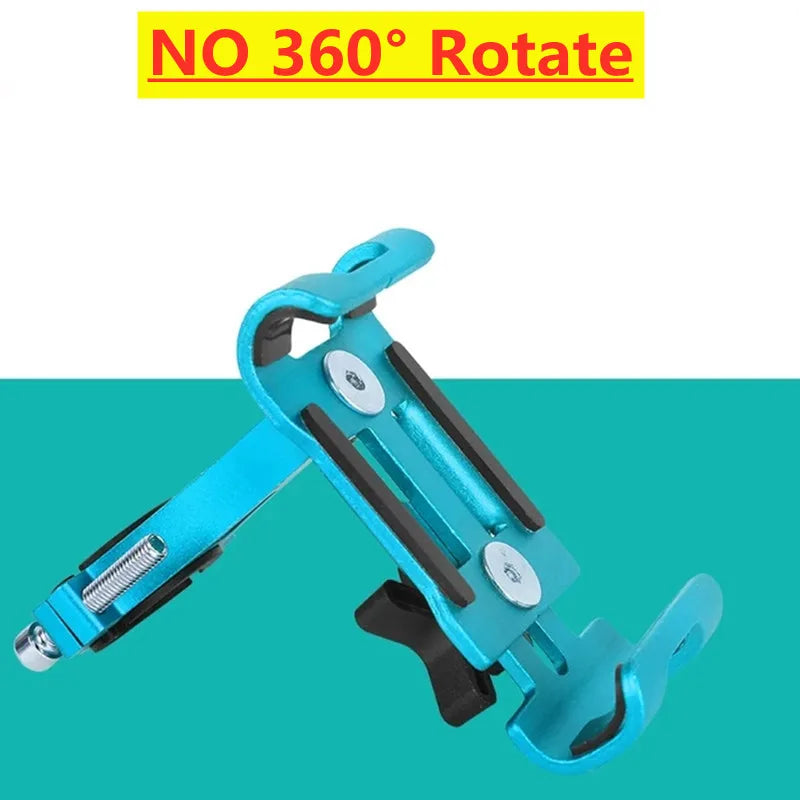 Metal Motorcycle Bike Phone Holder Aluminum Alloy Anti-slip Bracket GPS Clip Universal Bicycle Stand Support for All Smartphones