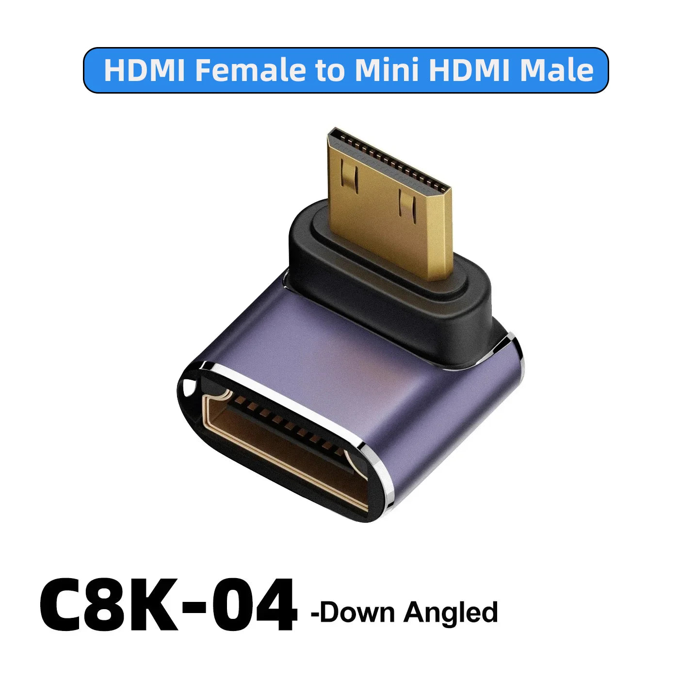 Adaptateur de câble HDMI 2.1 mini micro HDMI vers HDMI 2.1 convertisseur 48 Gpbs 8K60HZ 4K120HZ pour projecteur HDTV PS4 PS5 ordinateur portable PC