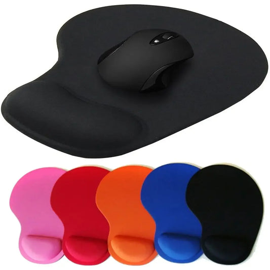 Tapis de souris ergonomique avec repose-poignet confortable, tapis de souris antidérapant, tapis de souris souple pour ordinateur portable et PC