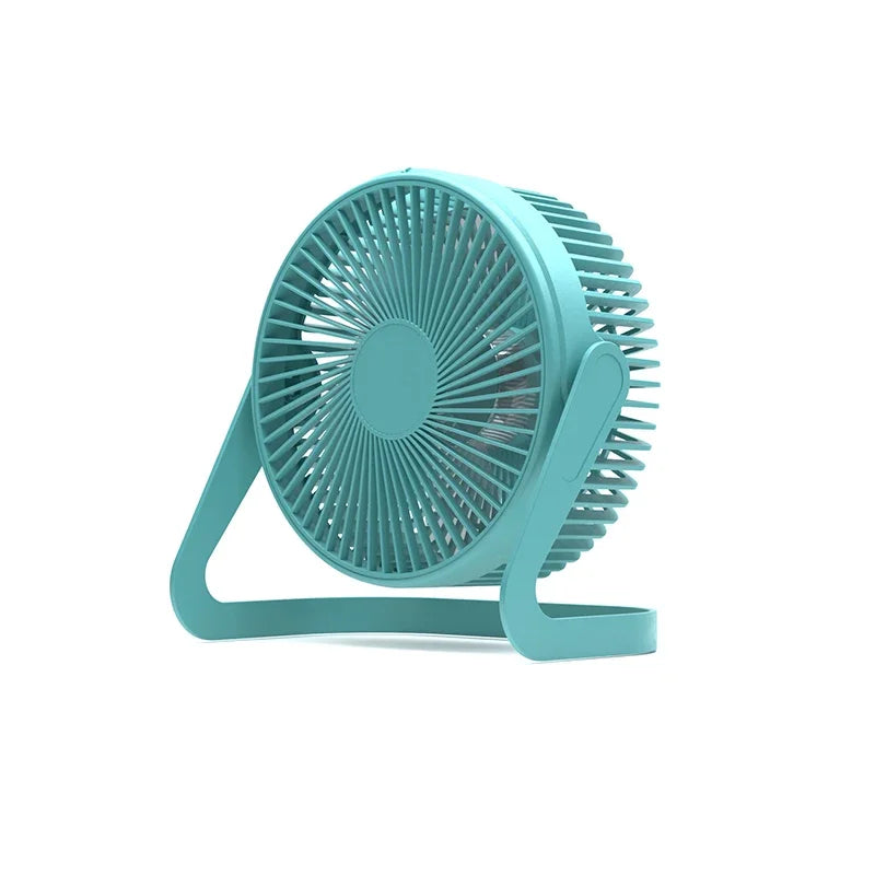 Mini ventilateur d'alimentation USB 5 pouces petit ventilateur de refroidissement de bureau portable refroidisseur super silencieux ventilateur de rotation à 180 degrés pour appareils électroménagers