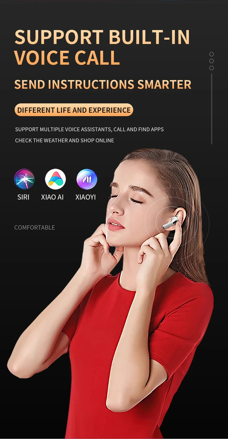 Original Air Pro 6 TWS Wireless Bluetooth Headset 5.3 Headphone Mini Earphone with Mic Charging Box for Smartphone Earbuds