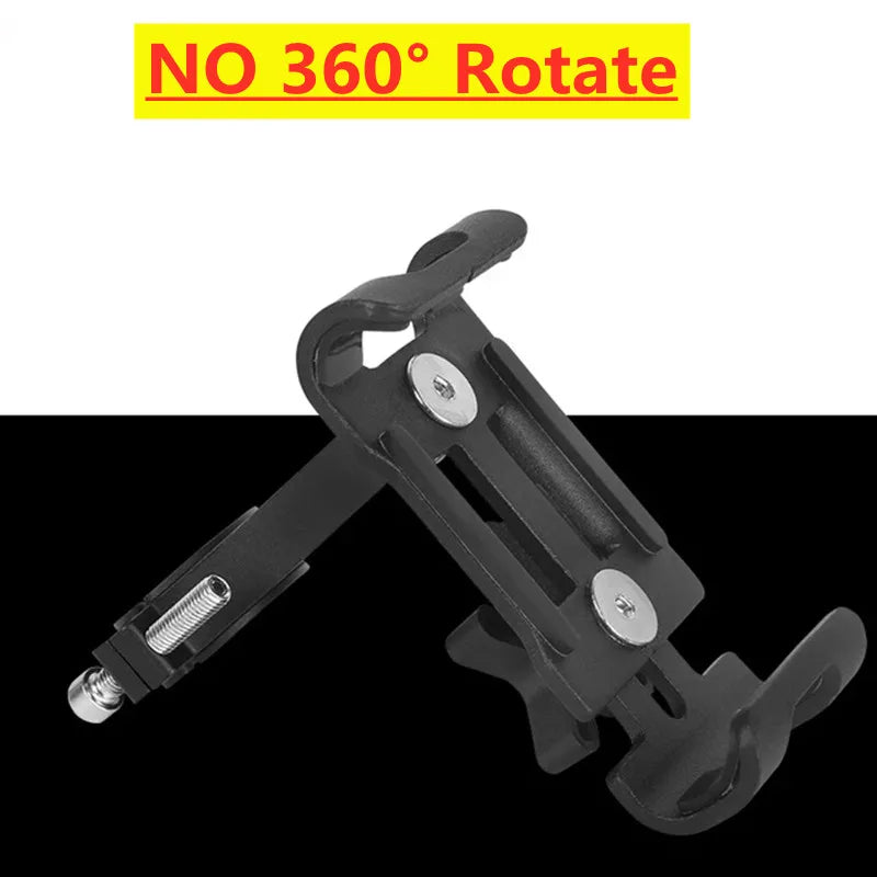 Metal Motorcycle Bike Phone Holder Aluminum Alloy Anti-slip Bracket GPS Clip Universal Bicycle Stand Support for All Smartphones