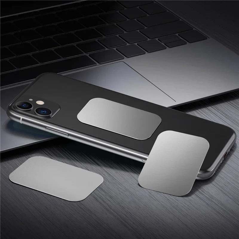 Magnetic Metal Plate For Car Phone Holder Universal Iron Sheet Disk Sticker Mount Mobile Phone Magnet Stand For All Smart Phone