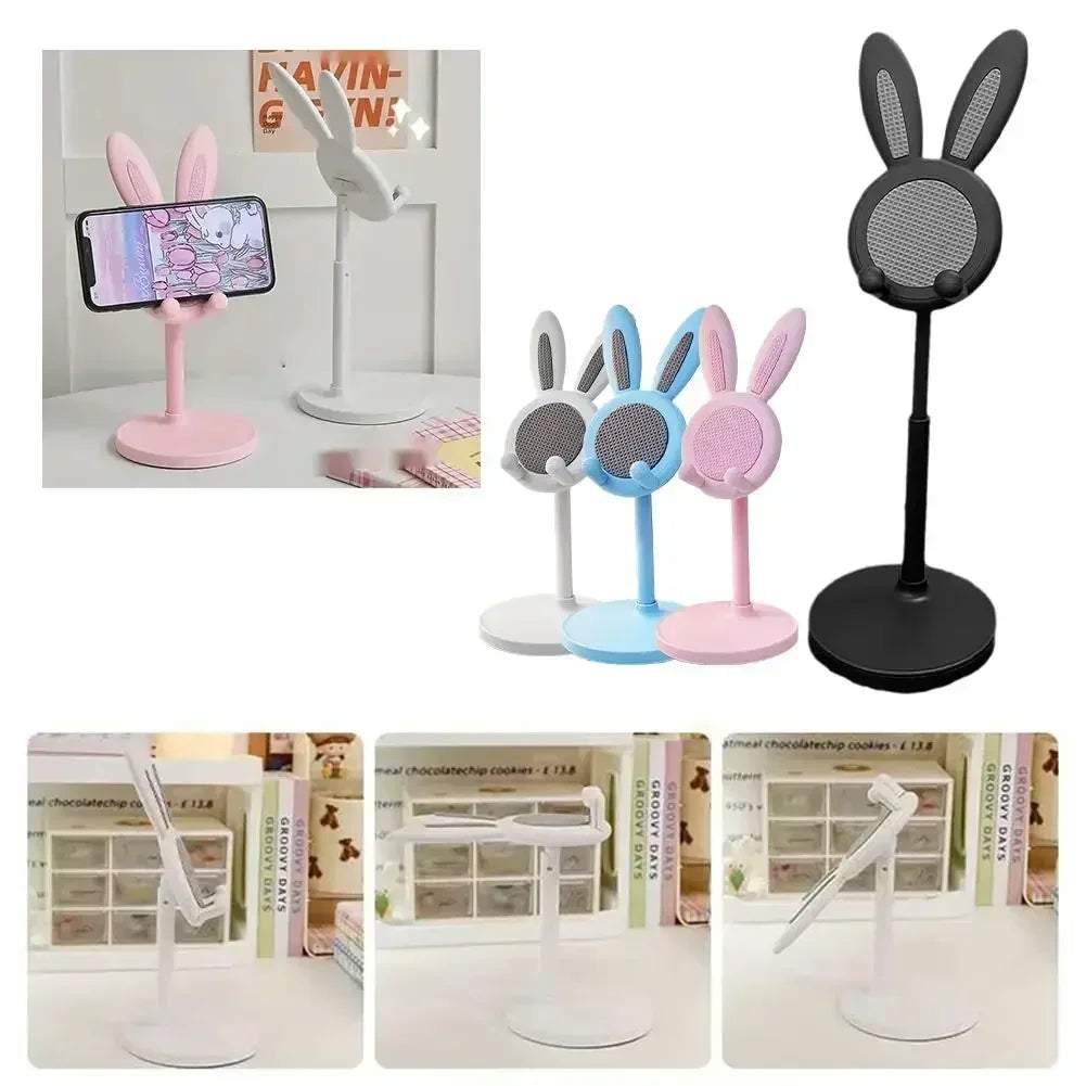 VIKEFON Cute Multifunction Desk Stretch Mobile Phone Holder For iPhone iPad Tablet Flexible Table Desktop Adjustable Cell Smart