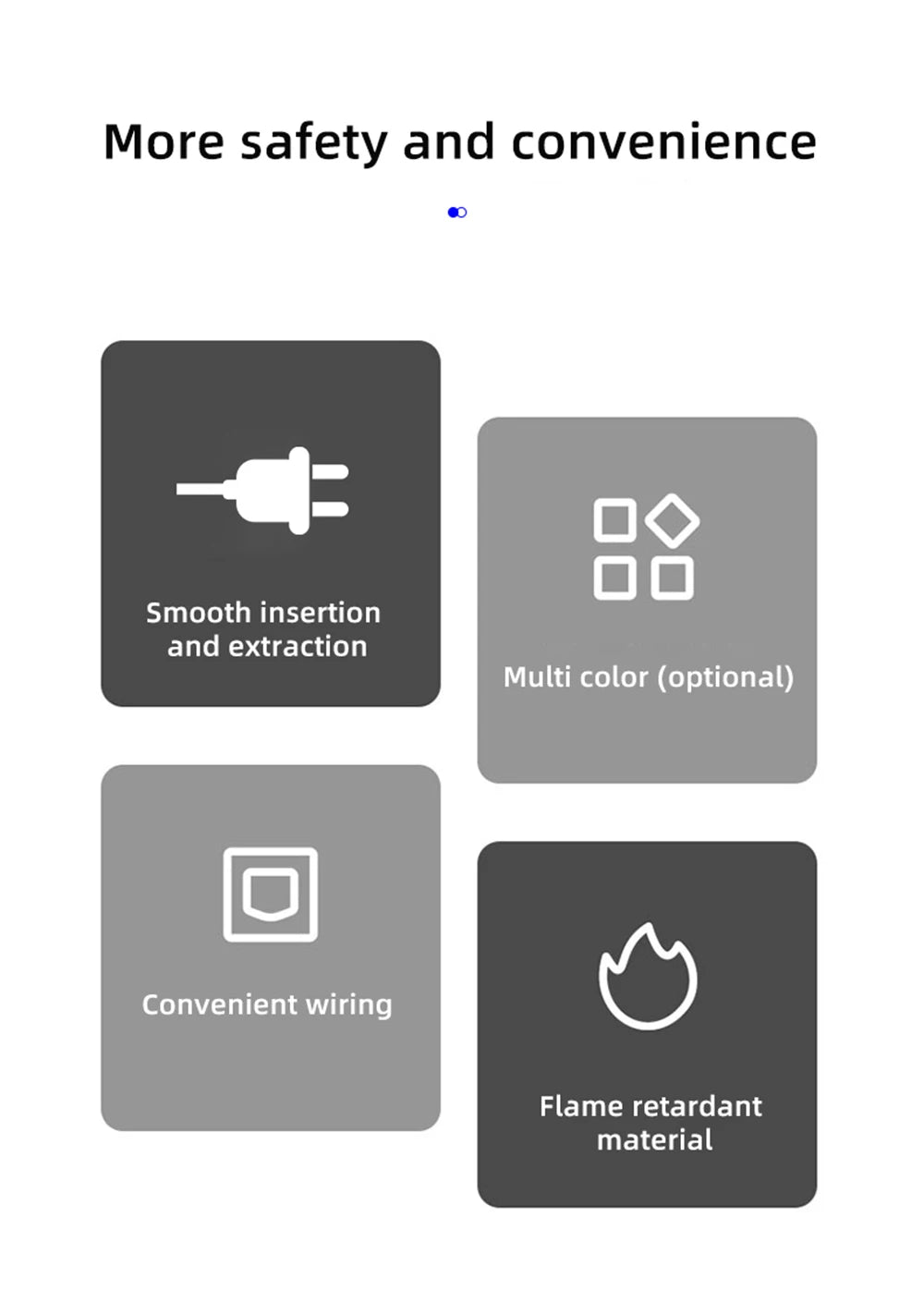 Herepow 118 Series Thailand American Standard Dual USB Wall Socket Smart Home Appliance Plug Adapter Type-c 3.1A Fast Charging