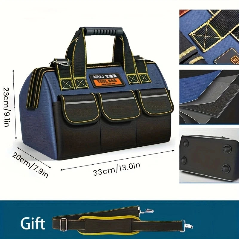 Sacs à outils multifonctions AIRAJ Sacs d'électricien en tissu Oxford 1680D Sacs de rangement de grande capacité imperméables et résistants à l'usure