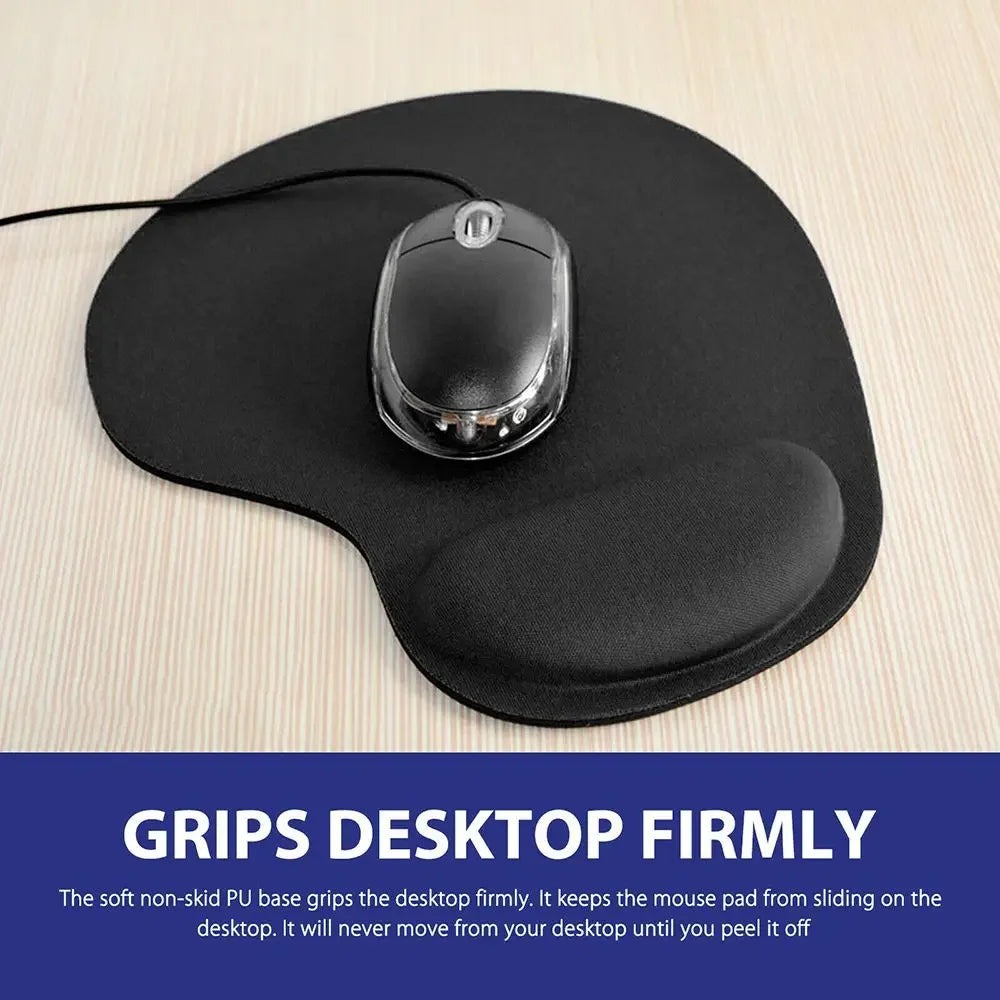 Ergonomic Wrist Rest Mouse Pad Comfortable Wrist Support Non Slip Mice Mat Soft Mousepad For PC Laptop Computer