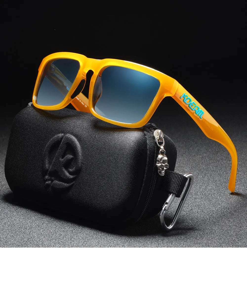 KDEAM Original Design Luxury Men Polarized Sunglasses Sports Driving Square Sun Glasses Fashion Women Shades UV400 Lens Eyewear