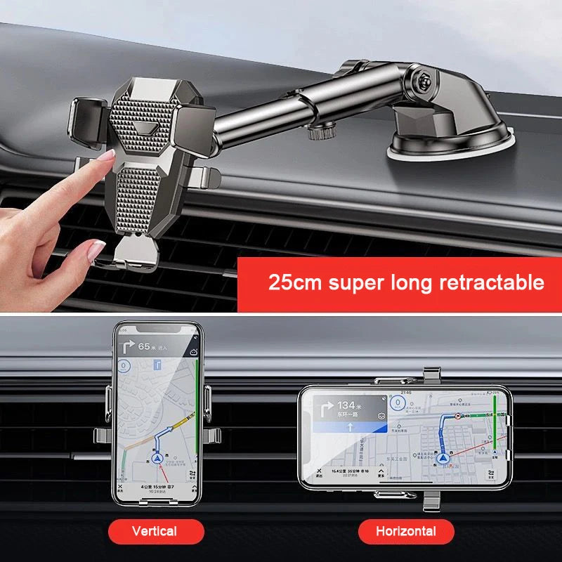 2023 NEW Universal Sucker Car Phone Holder 360° Windshield Car Dashboard Mobile Cell Support Bracket for 4.0-7 Inch Smartphones