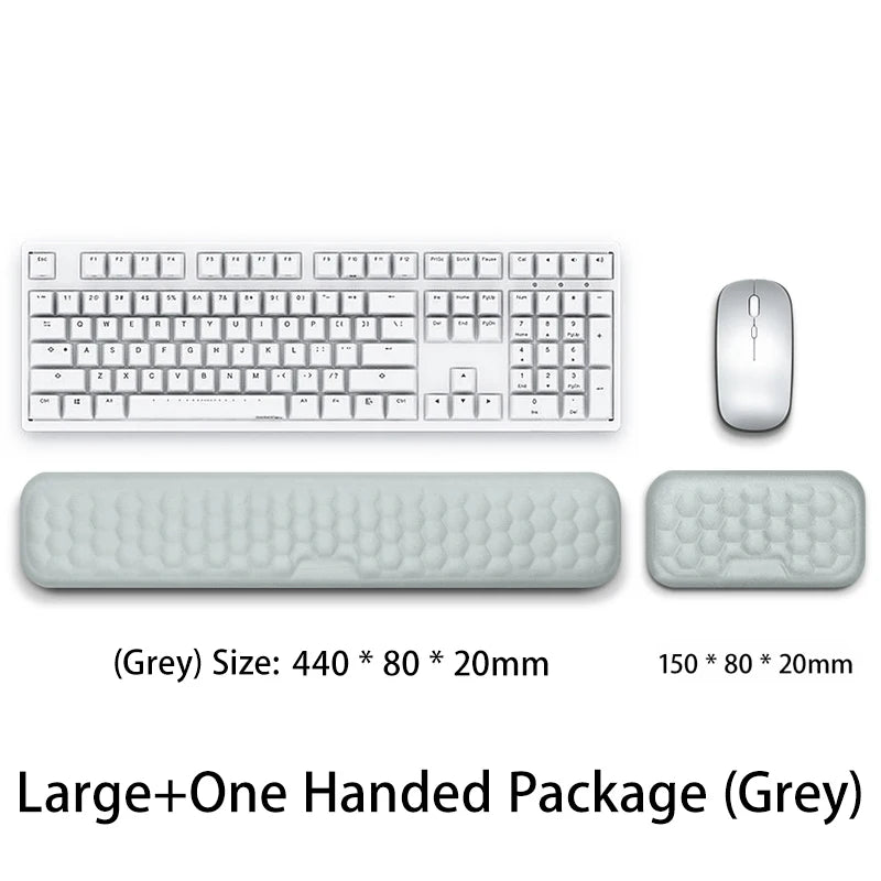 Keyboard mouse wrist rest ergonomic office typing protect relax wrist memory foam mouse pad computer notebook mouse pad