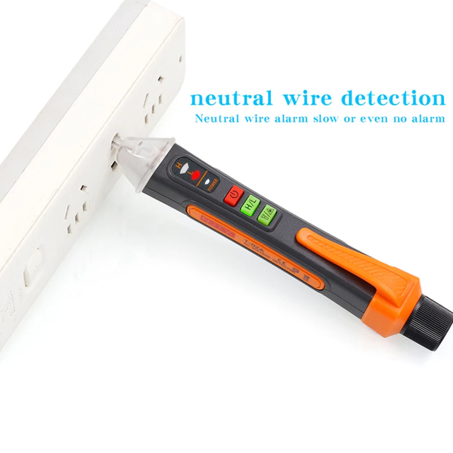 Testeur d'induction haute tension multifonction sans contact NJTY T02A, détecteur de fil sous tension/neutre, stylo testeur électrique domestique