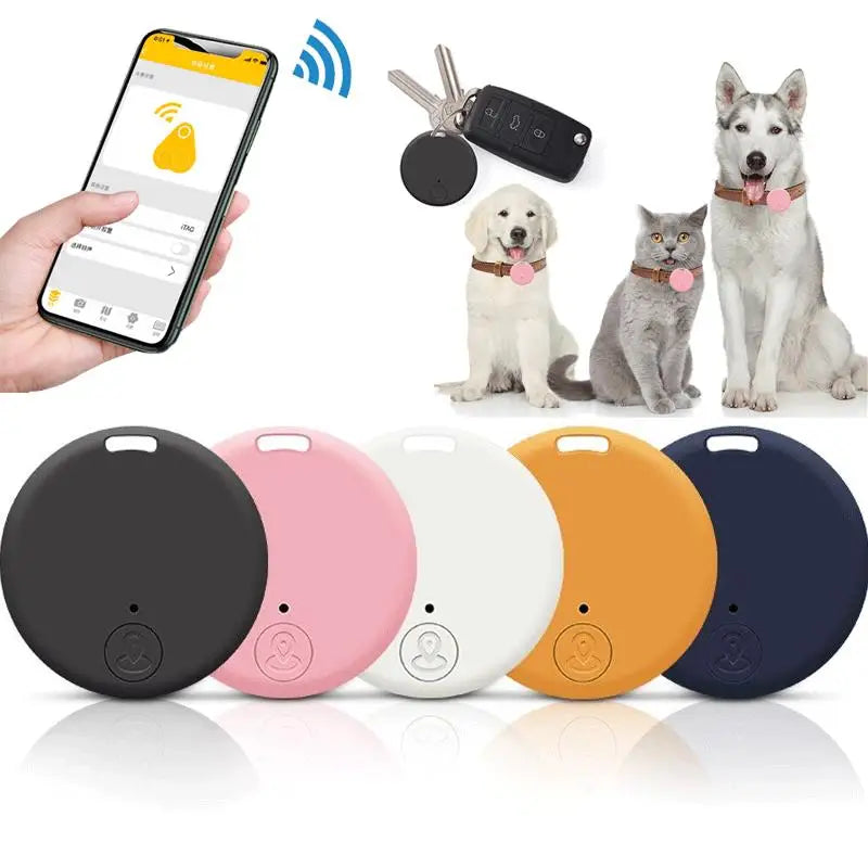 Mini localisateur GPS, alarme anti-perte, portefeuille, porte-clés, étiquette intelligente, traceur compatible Bluetooth, porte-clés, traceur pour chien, animal domestique, enfant, localisateur de clés