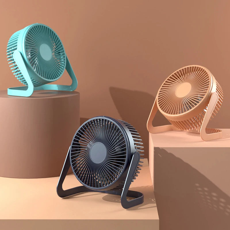 Usb Power Mini Fan 5 Inches Small Desk Cooling Portable Fan Super Mute Cooler 180 Degree Rotation Fan For Home Appliances