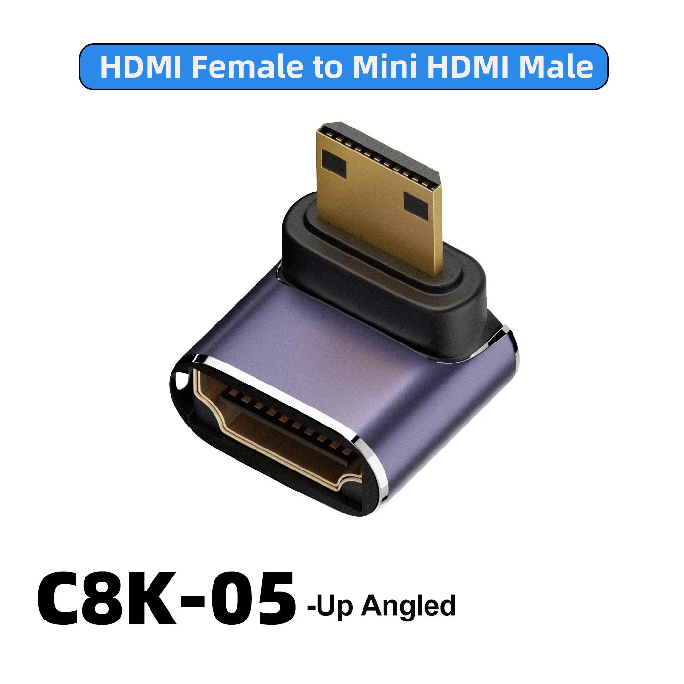 Adaptateur de câble HDMI 2.1 mini micro HDMI vers HDMI 2.1 convertisseur 48 Gpbs 8K60HZ 4K120HZ pour projecteur HDTV PS4 PS5 ordinateur portable PC