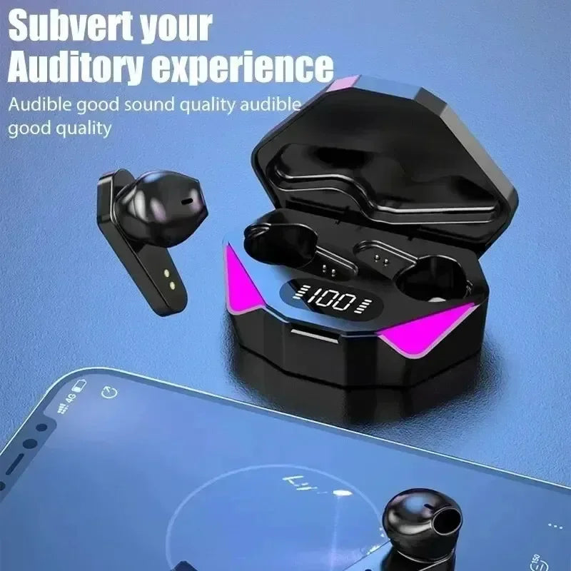 Casque sans fil X15 TWS Écouteurs Bluetooth Contrôle Casque de sport Microphones étanches Écouteurs de musique pour tous les smartphones