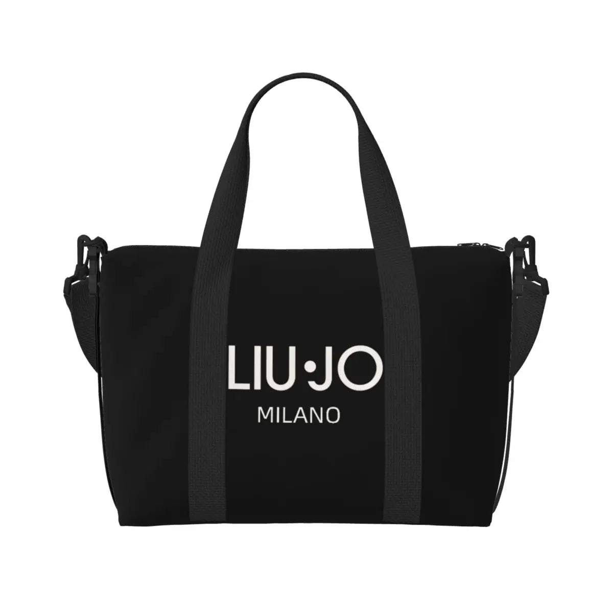 Custom Fashion Brand Liu Jo Groceries Tote Shopping Bags Women Big Capacity Gym Beach Travel Bags