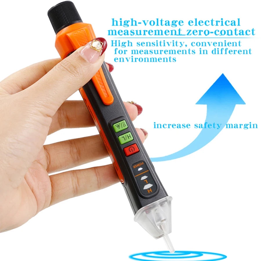 Testeur d'induction haute tension multifonction sans contact NJTY T02A, détecteur de fil sous tension/neutre, stylo testeur électrique domestique