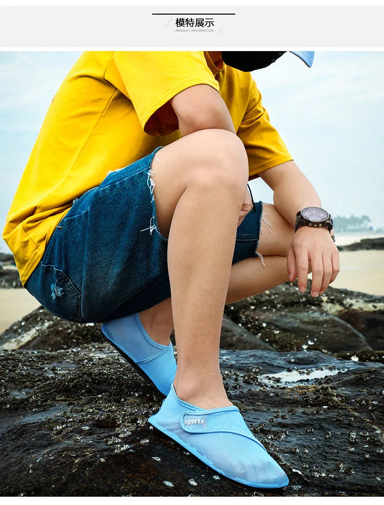 Beach Water Shoes Quick-Drying Swimming Aqua Shoes Seaside Slippers Surf Upstream Light Sports Unisex Flats Water Sneakers