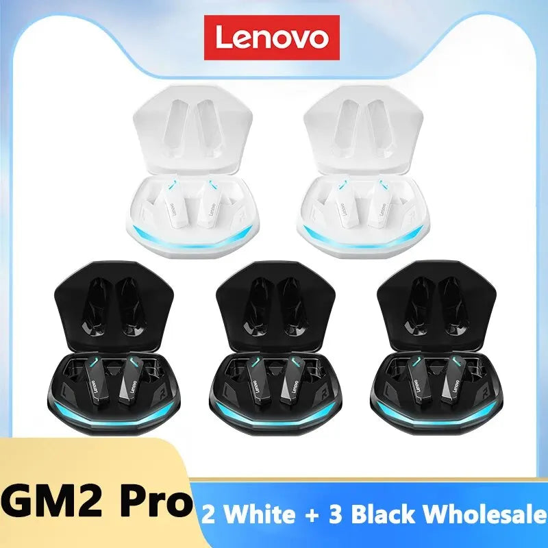 Choice Lenovo GM2 Pro Bluetooth 5.3 Earphones Sports Headset Wireless In-Ear Gaming Low Latency Dual Mode Music Headphones Game