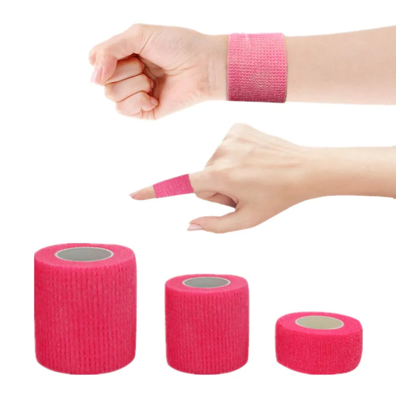 Bandages de sport en tissus non tissés pour enfants, pansements adhésifs élastiques pour la peau des enfants, 2,5 cm x 4,5 m/5 cm x 4,5 m/7,5 cm x 4,5 m