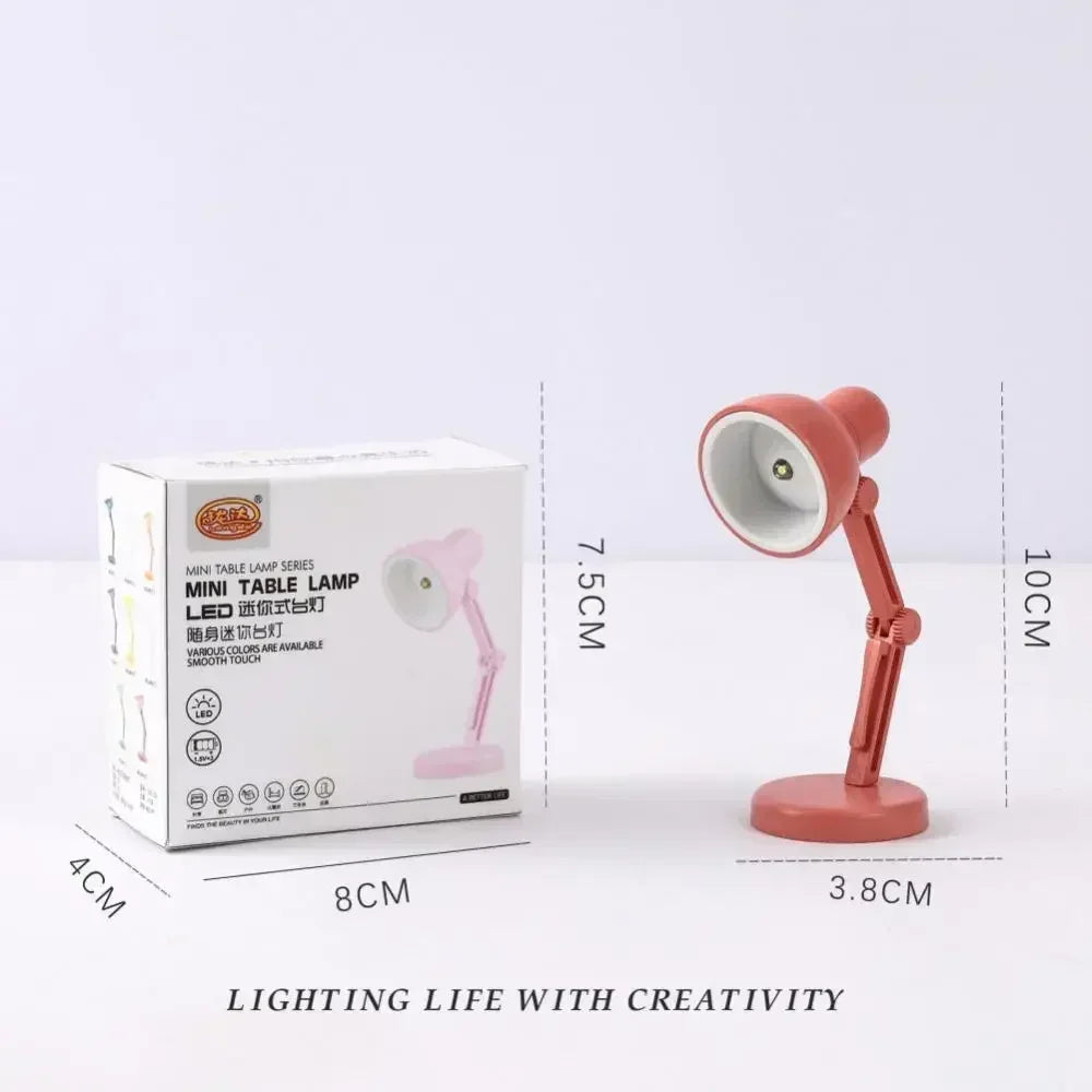 Mini lampe de lecture avec pince, lampe de table LED pliable, veilleuse pour la maison, la chambre, l'ordinateur, les yeux, les voyages, les livres, les appareils électroménagers