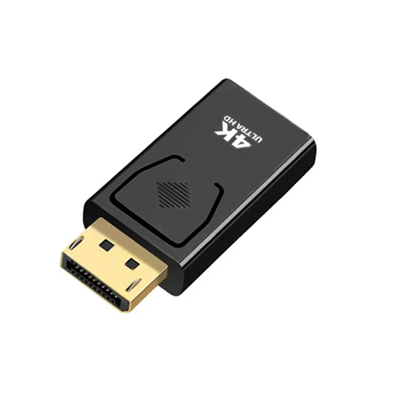 Connecteur DP vers HDTV 1080/4K DisplayPort DP mâle vers HDMI femelle adaptateur convertisseur prise audio vidéo commutateur pour ordinateur TV ordinateur portable