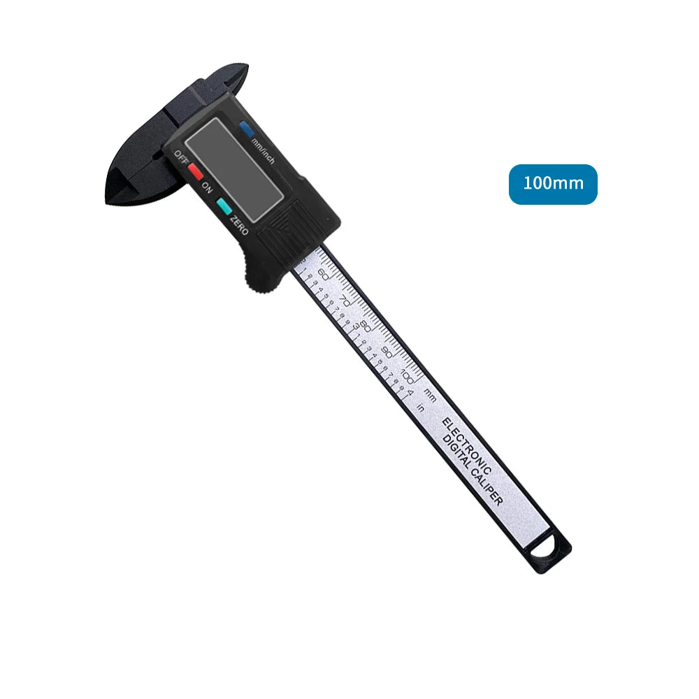 150mm 100mm Electronic Digital Caliper Carbon Fiber Dial Vernier Caliper Gauge Micrometer Measuring Tool Digital Ruler