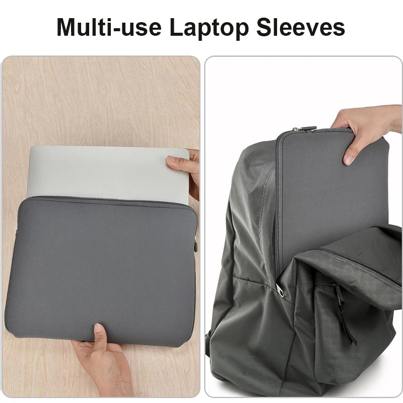 حقيبة كمبيوتر محمول لأجهزة الكمبيوتر المحمولة Xiaomi Lenovo Dell حافظة كمبيوتر محمول لأجهزة Macbook Air Pro Retina 13 14 15 15.6 بوصة