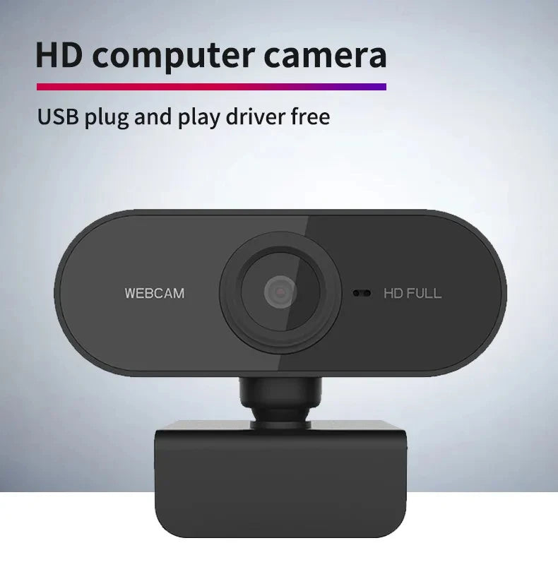 Camera 1080P HD Computer HD USB Camera Built In Microphone USB Network Camera Web Camera For Work With Microphone Tripod