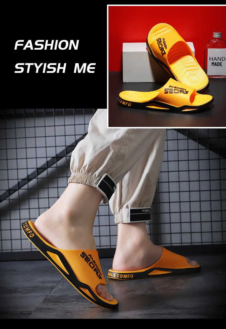 2023 New Slippers Men Summer Sports Outdoor Non-Slip Couples Home Bathroom Sandals And Slippers Women Ciabatte Uomo Flip Flop