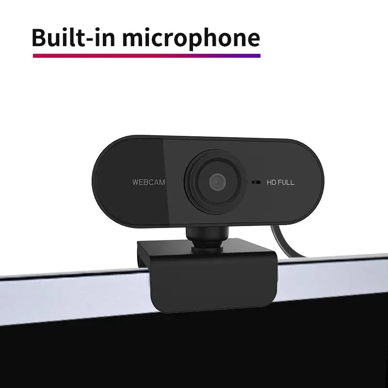 Camera 1080P HD Computer HD USB Camera Built In Microphone USB Network Camera Web Camera For Work With Microphone Tripod