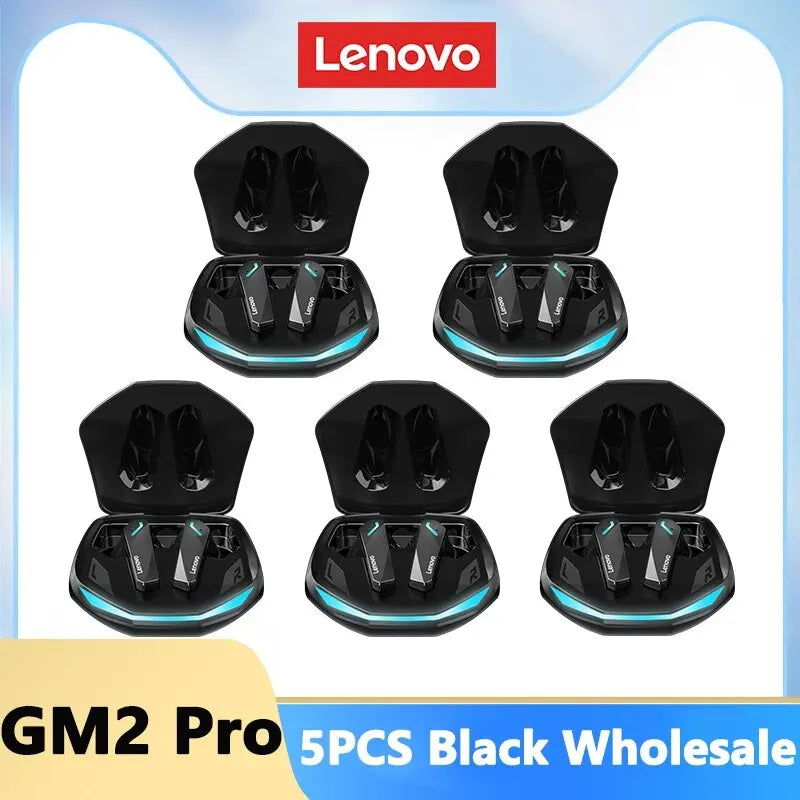 Choix Lenovo GM2 Pro Bluetooth 5.3 Écouteurs Casque de sport Sans fil Intra-auriculaire Gaming Faible latence Double Mode Musique Casque Jeu