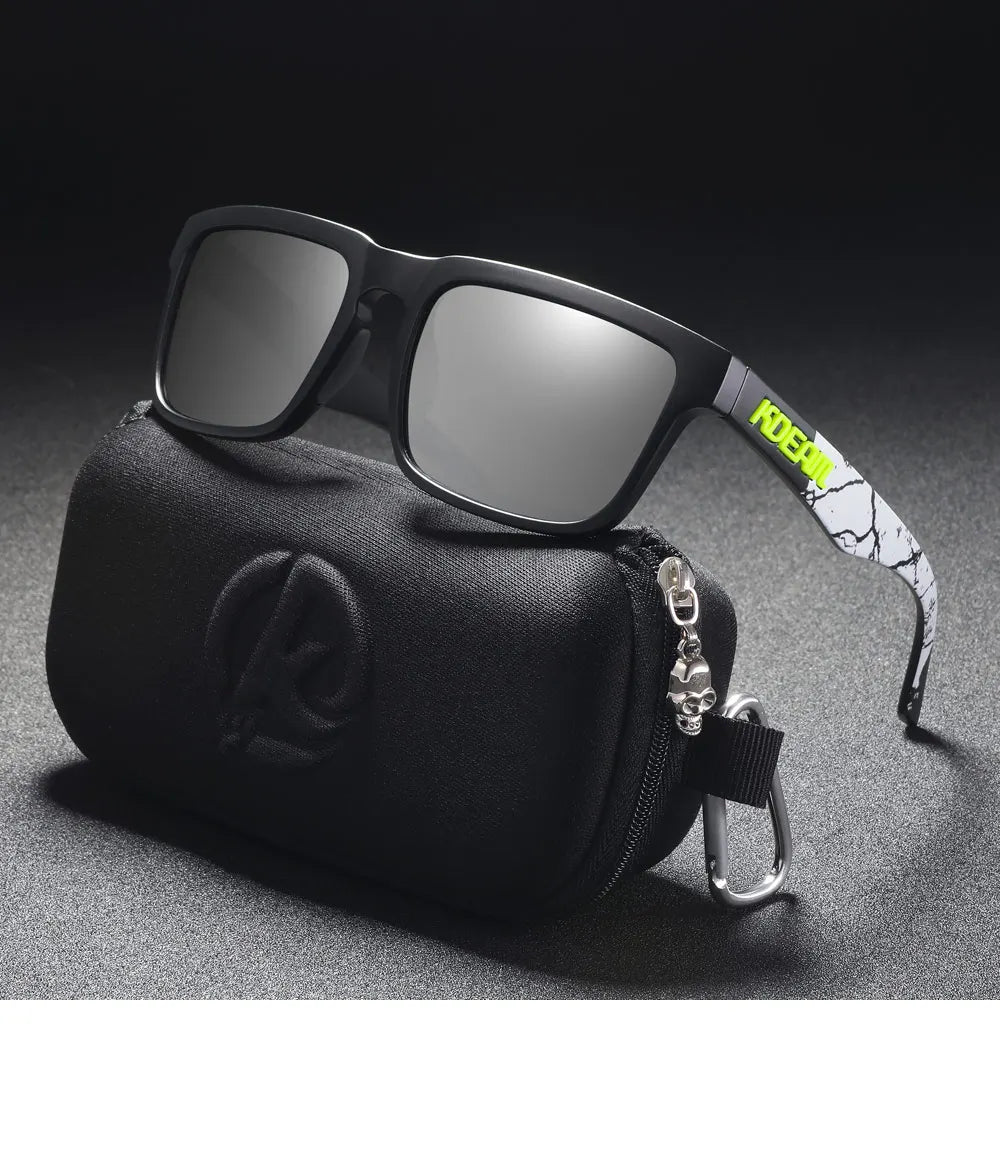 KDEAM Original Design Luxury Men Polarized Sunglasses Sports Driving Square Sun Glasses Fashion Women Shades UV400 Lens Eyewear