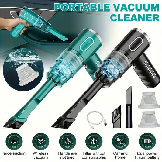 Small Handheld Cordless Vacuum Cleaner With High Power, Long Endurance, And Strong Suction. It Can Be Used Immediately After Purchase And Is Suitable For Car Dust Removal, Household Hard Floors, Carpets, Pet Hair, Sofas, Bedr