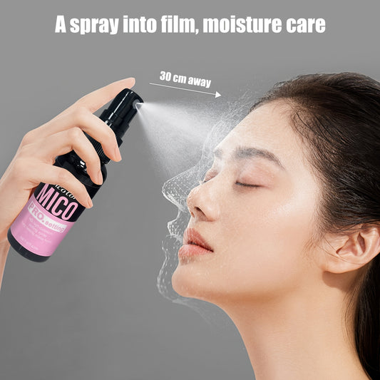 2pcs Makeup Set: Primer & Setting Spray - Long-Lasting Moisturizing, Invisible Pore Control, Oil Control Gel, Brightens Skin