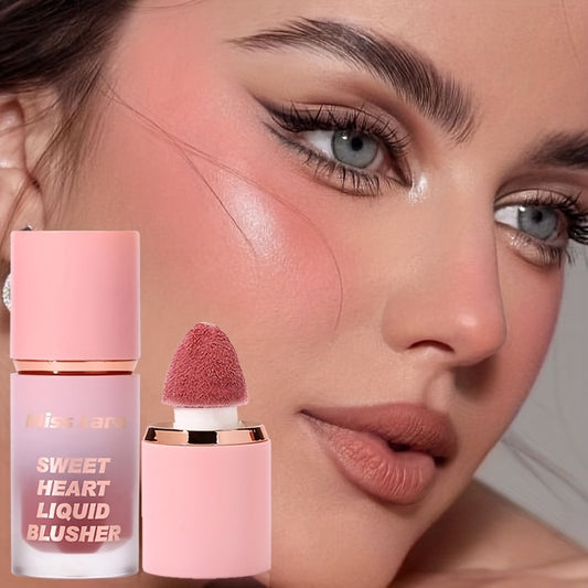 Liquid Blush That Is Naturally Long-Lasting, Waterproof, And Color-Stable, Providing Contouring And Highlighting with a Matte Finish, Along with a Rosy Blush Stick.