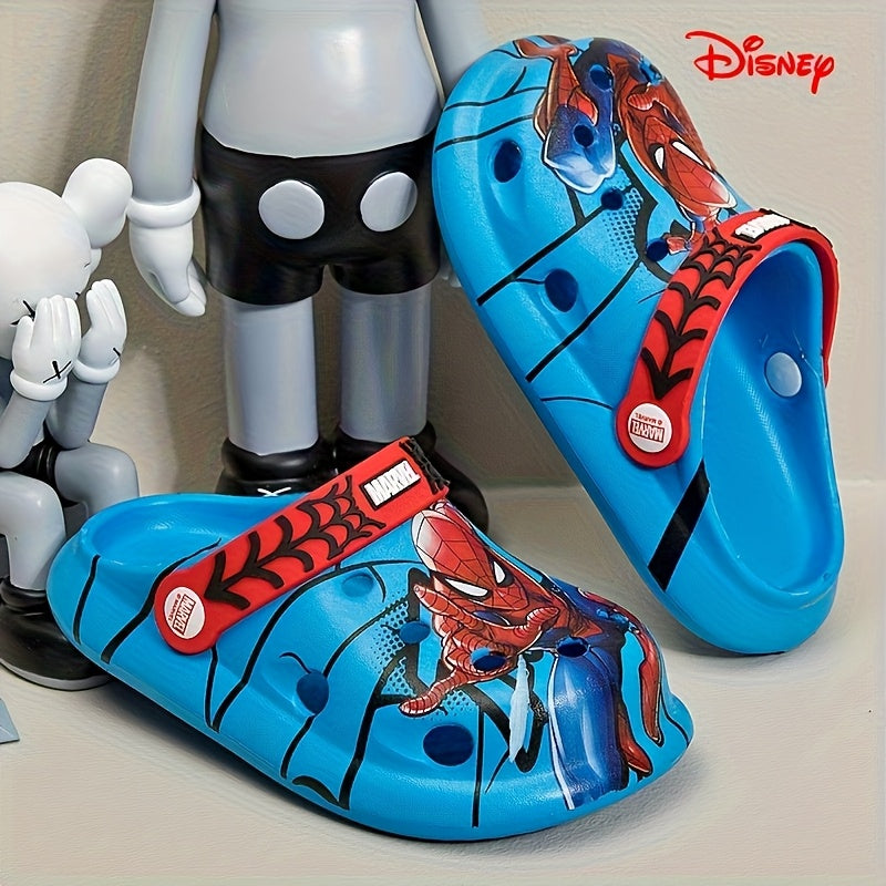 Boys' Summer Slippers Adult Home Slippers Spider-Man Soft Sole Lightweight Garden Shoes Clogs