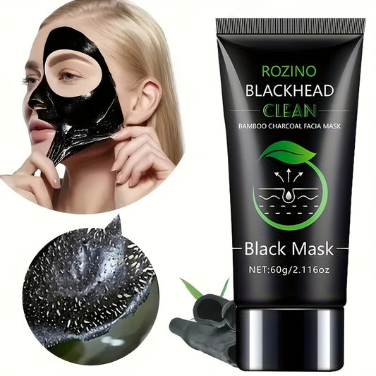 60g bamboo charcoal black mask, Strong moisturiz, deep clean oil control, adsorption dirt, a sweep and light, Light Beige breathe freely, say goodbye to rough and crowded Light Beige, Makes the Light Beige more delicate, mask